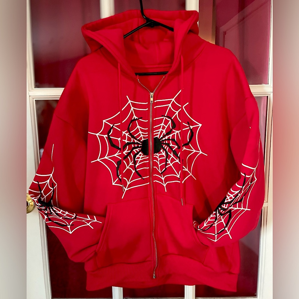 Brand new Spider-Man oversized hoodie for medium adults and X LG for teens.